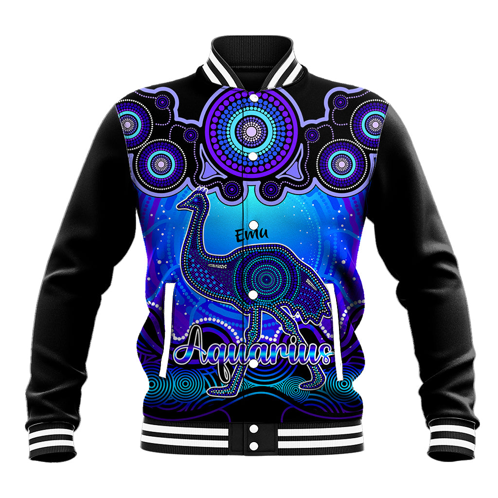 personalised-australia-aquarius-emu-zodiac-baseball-jacket-auz-astrology-aboriginal-blue