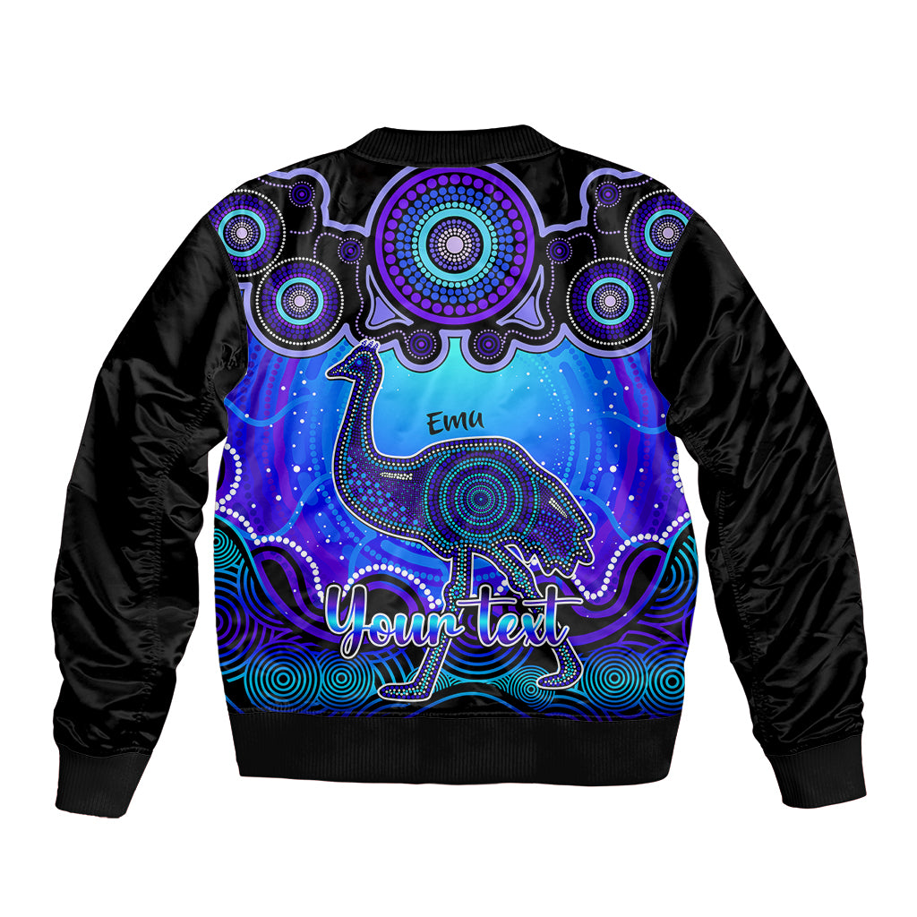 personalised-australia-aquarius-emu-zodiac-bomber-jacket-auz-astrology-aboriginal-blue