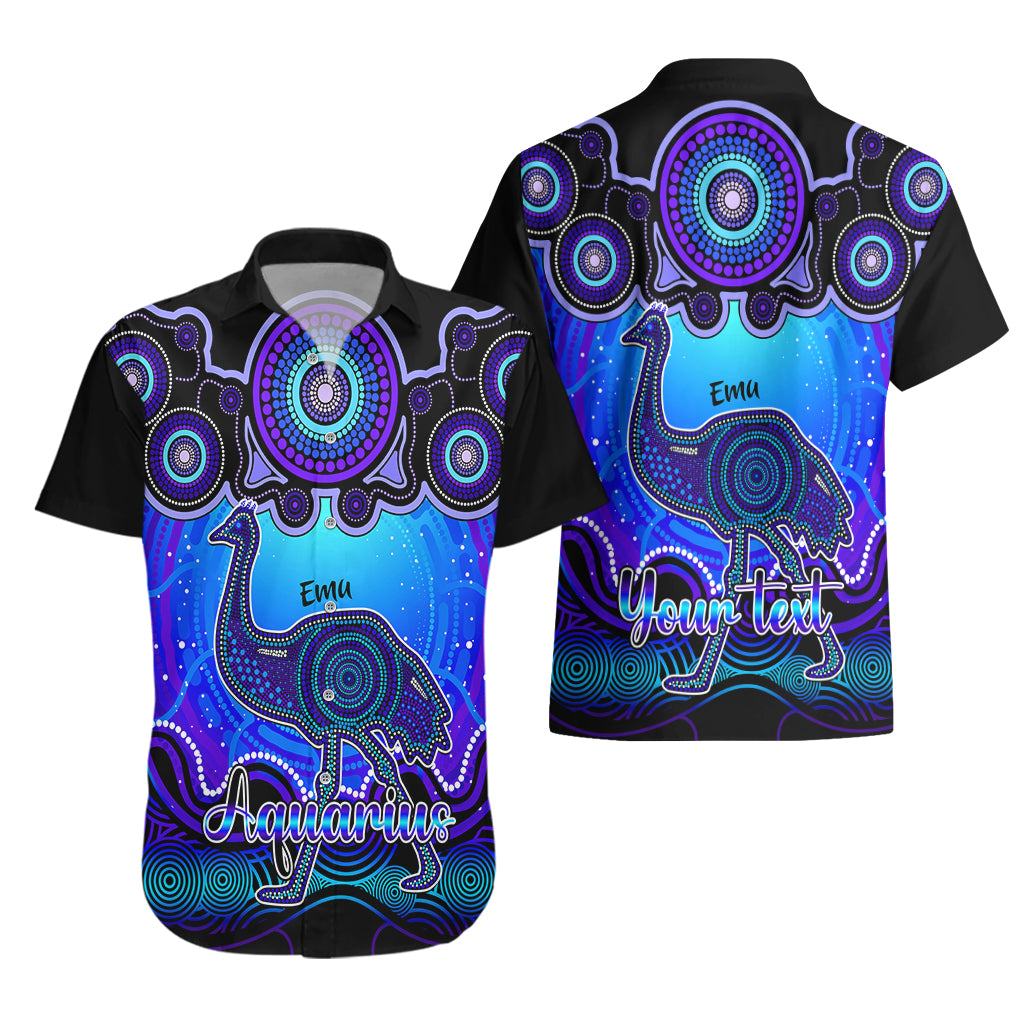 personalised-australia-aquarius-emu-zodiac-hawaiian-shirt-auz-astrology-aboriginal-blue