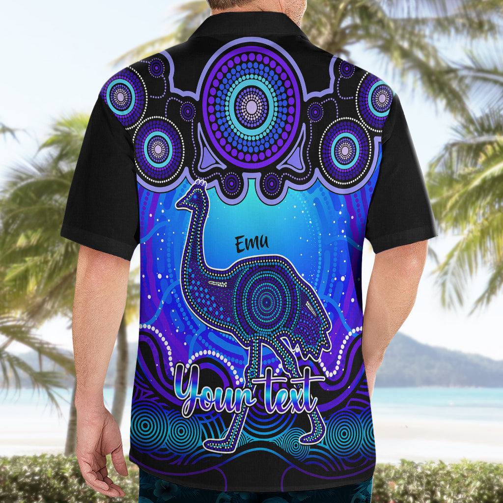 personalised-australia-aquarius-emu-zodiac-hawaiian-shirt-auz-astrology-aboriginal-blue