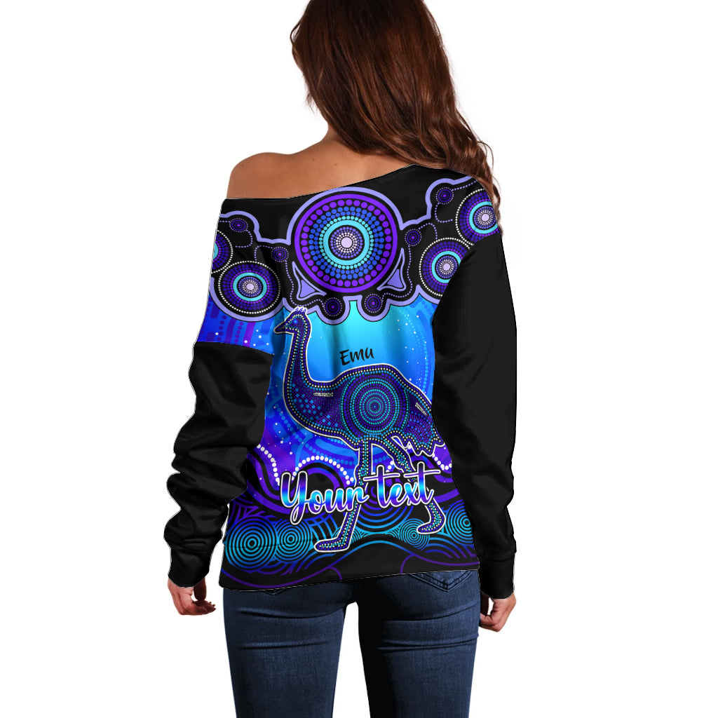 personalised-australia-aquarius-emu-zodiac-off-shoulder-sweater-auz-astrology-aboriginal-blue