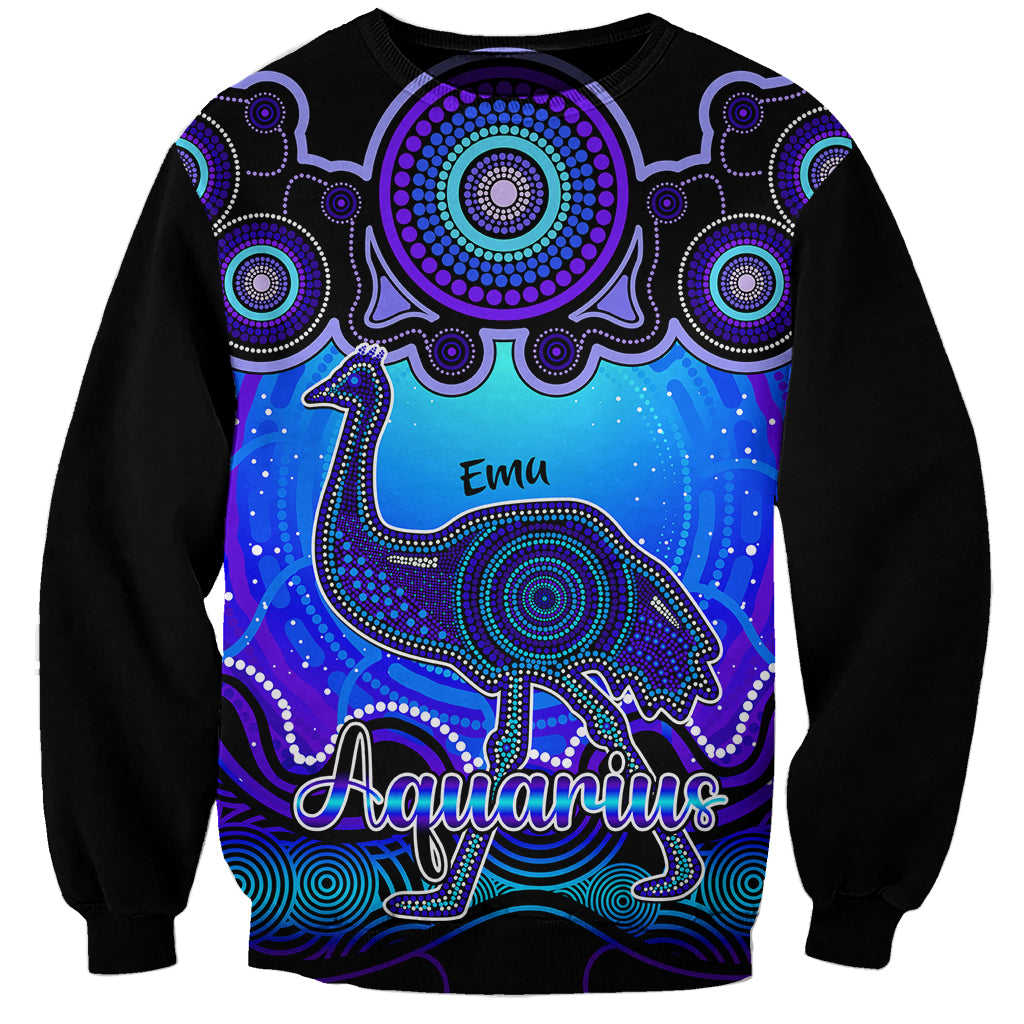 personalised-australia-aquarius-emu-zodiac-sweatshirt-auz-astrology-aboriginal-blue