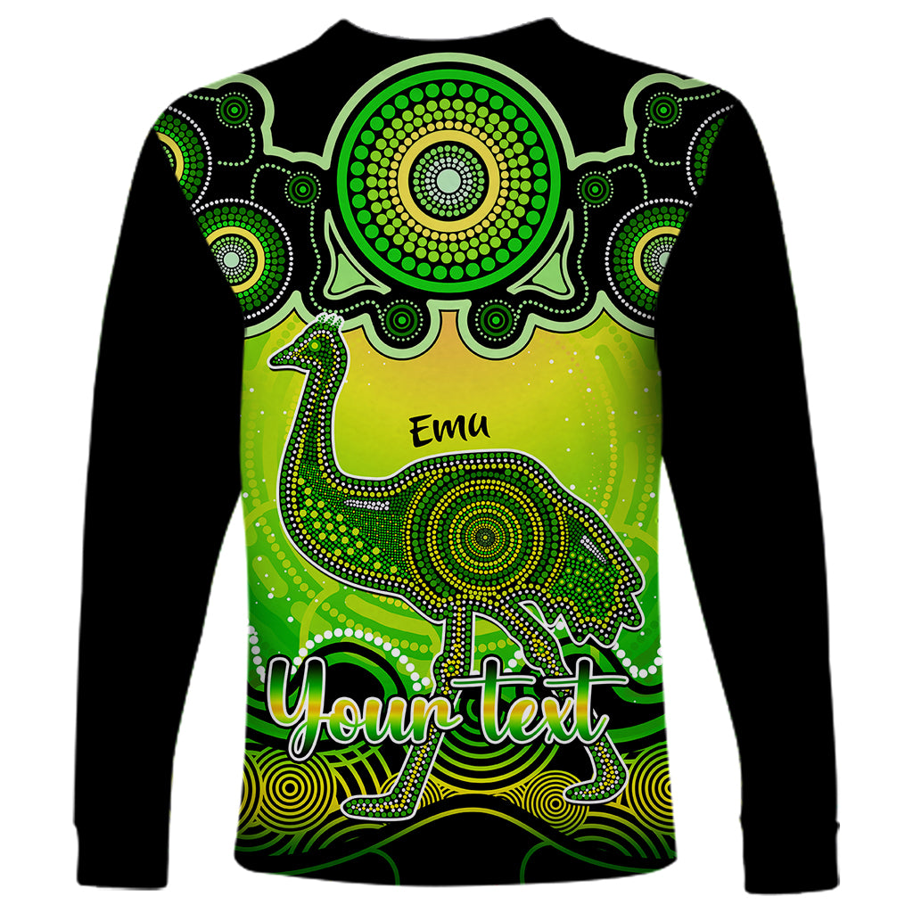 personalised-australia-aquarius-emu-zodiac-long-sleeve-shirt-auz-astrology-aboriginal-green