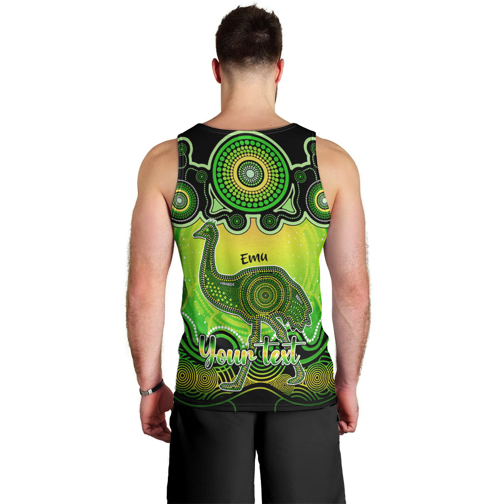 personalised-australia-aquarius-emu-zodiac-men-tank-top-auz-astrology-aboriginal-green