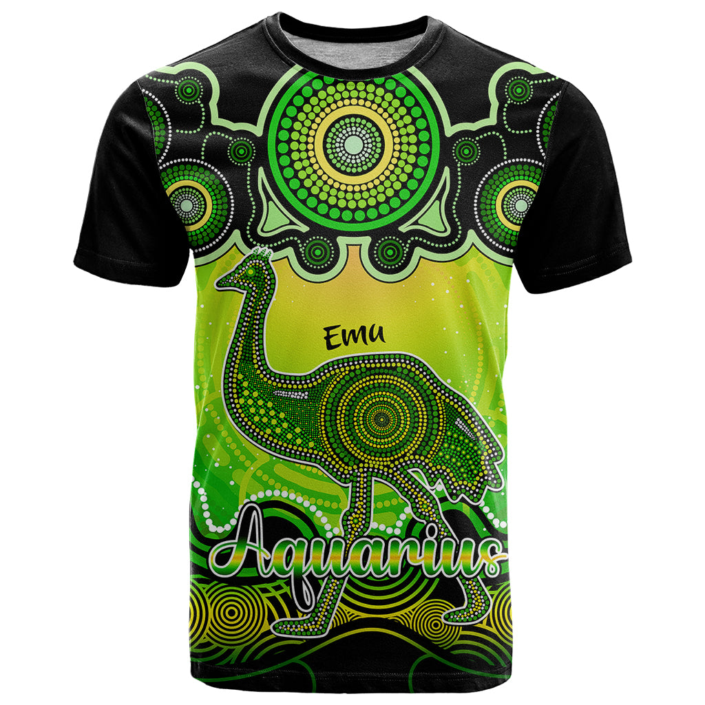 personalised-australia-aquarius-emu-zodiac-t-shirt-auz-astrology-aboriginal-green