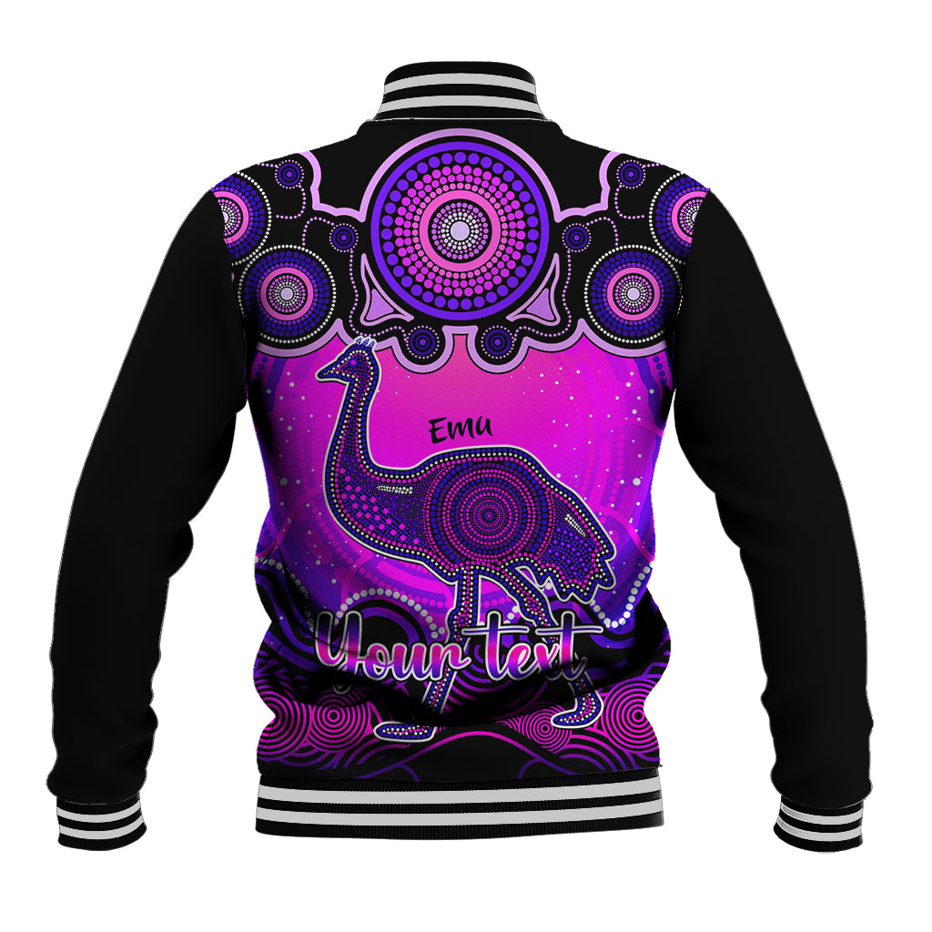 personalised-australia-aquarius-emu-zodiac-baseball-jacket-auz-astrology-aboriginal-magenta