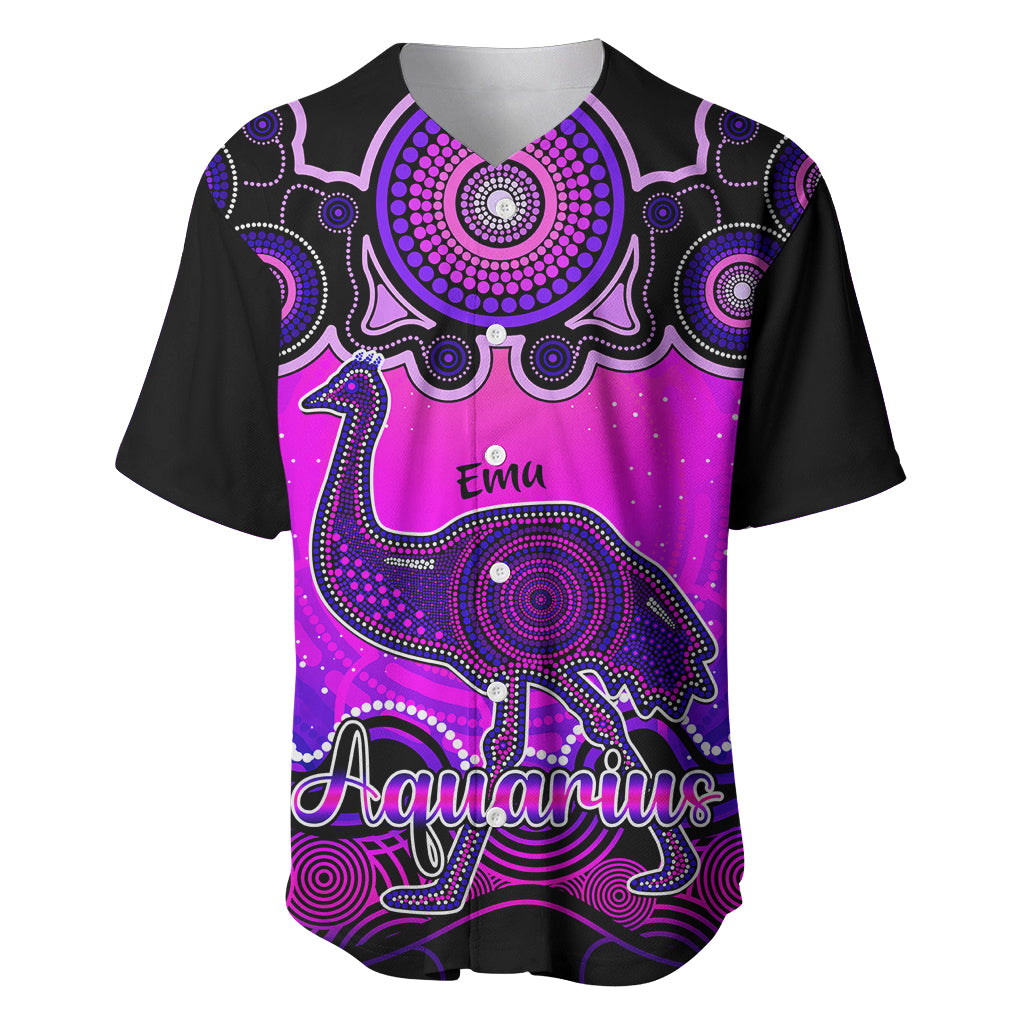 personalised-australia-aquarius-emu-zodiac-baseball-jersey-auz-astrology-aboriginal-magenta