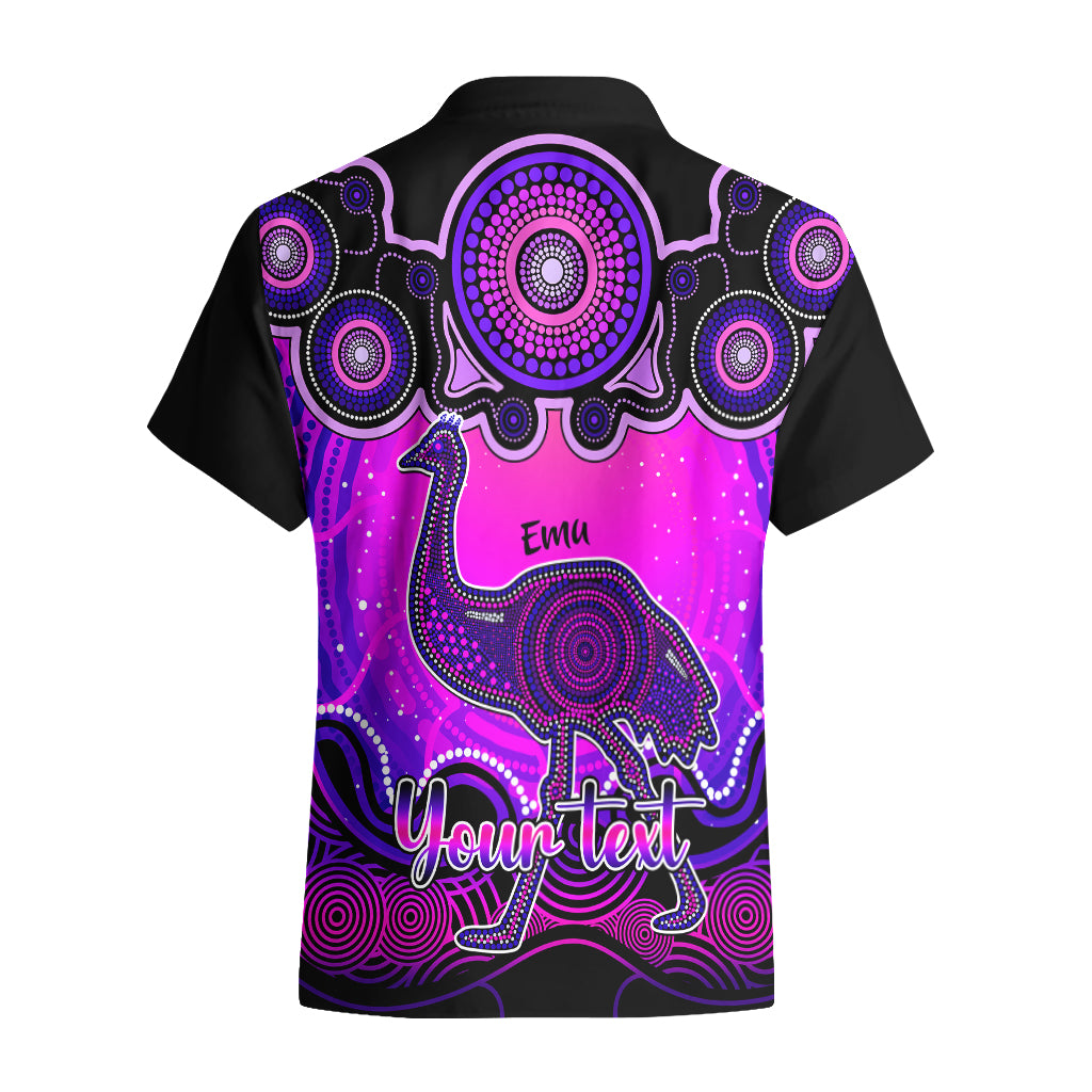 personalised-australia-aquarius-emu-zodiac-hawaiian-shirt-auz-astrology-aboriginal-magenta