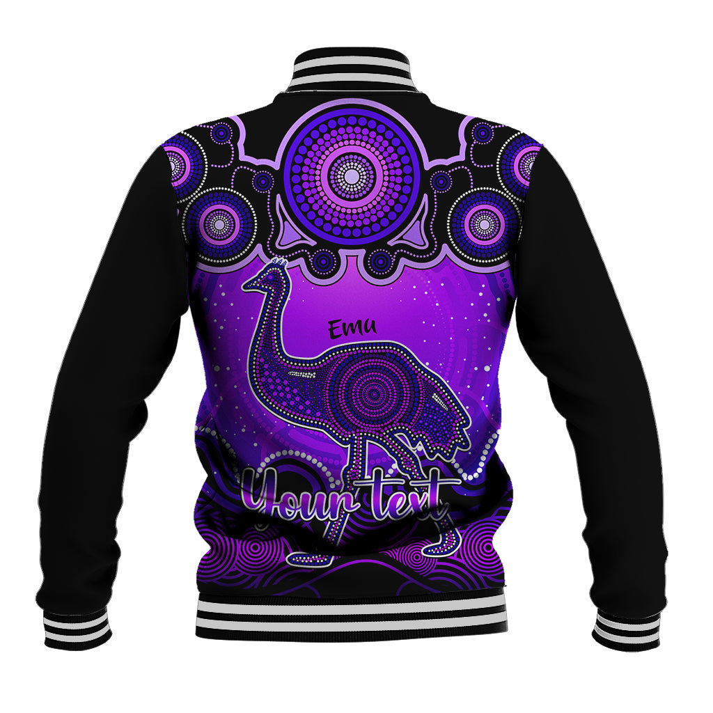 personalised-australia-aquarius-emu-zodiac-baseball-jacket-auz-astrology-aboriginal-purple