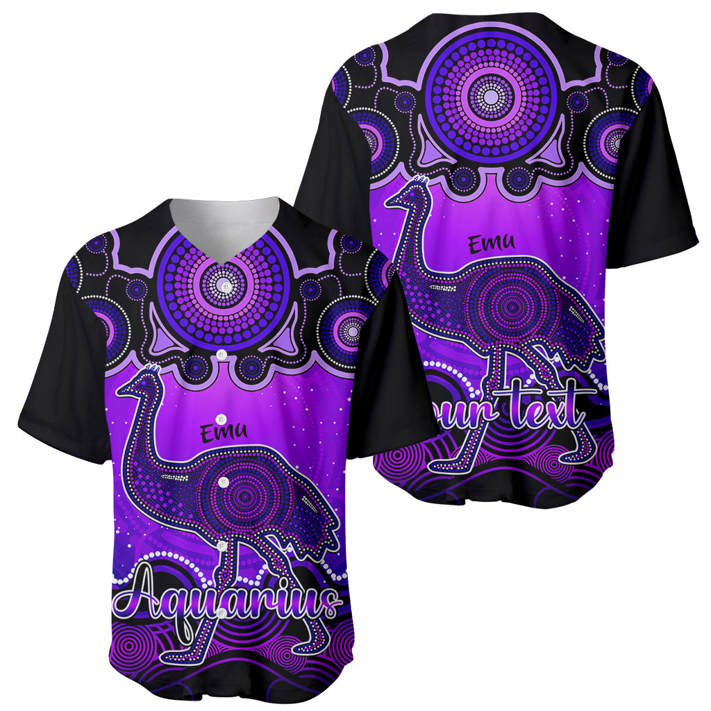 personalised-australia-aquarius-emu-zodiac-baseball-jersey-auz-astrology-aboriginal-purple