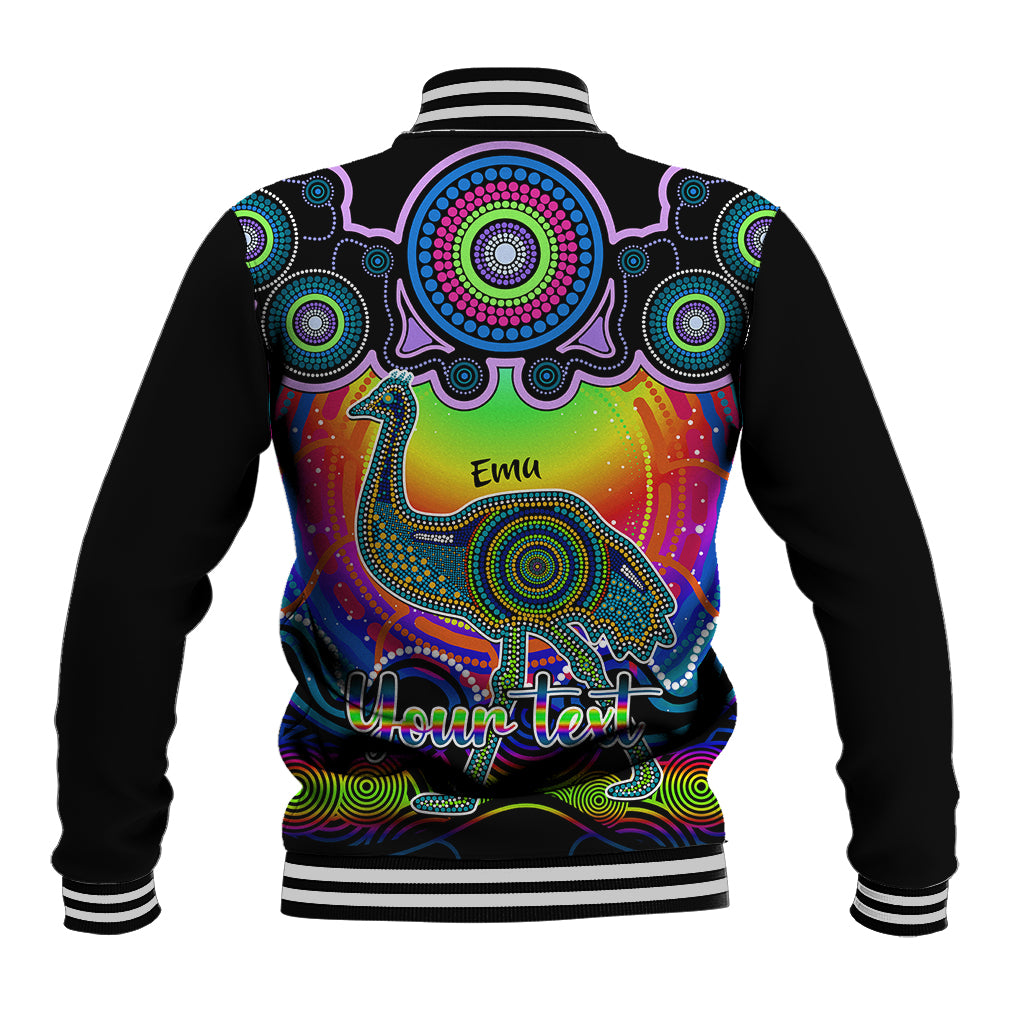 personalised-australia-aquarius-emu-zodiac-baseball-jacket-auz-astrology-aboriginal-rainbow