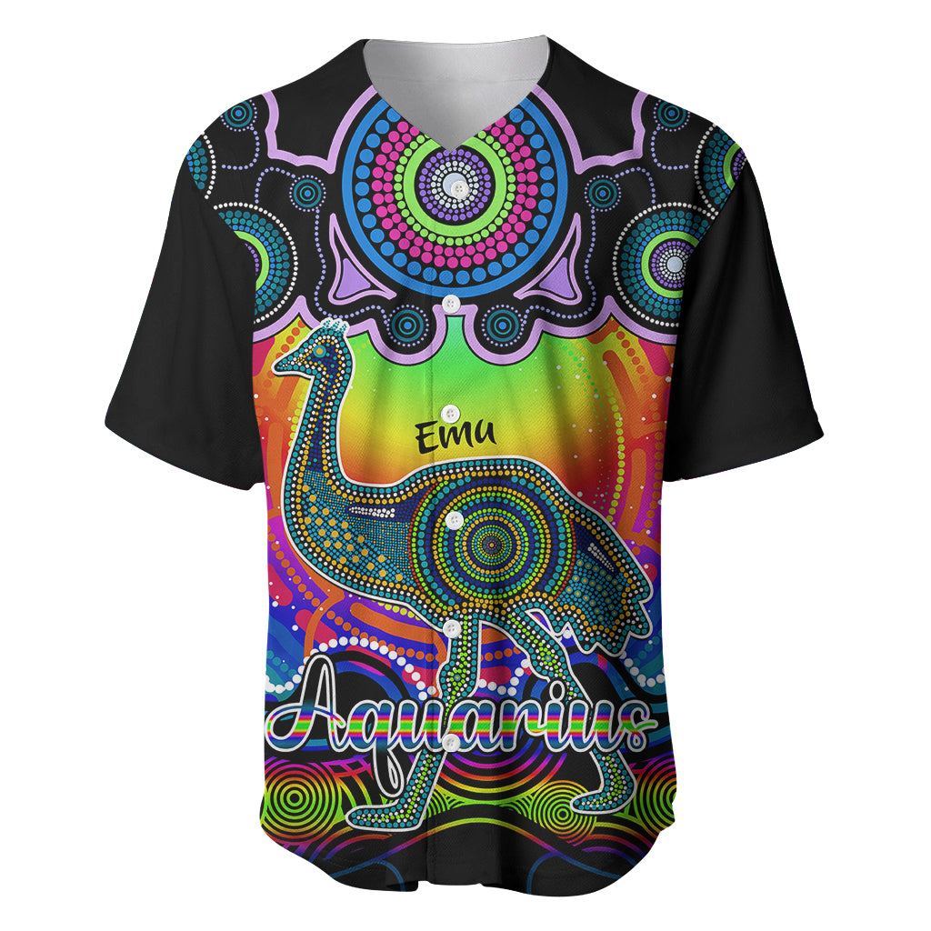 personalised-australia-aquarius-emu-zodiac-baseball-jersey-auz-astrology-aboriginal-rainbow