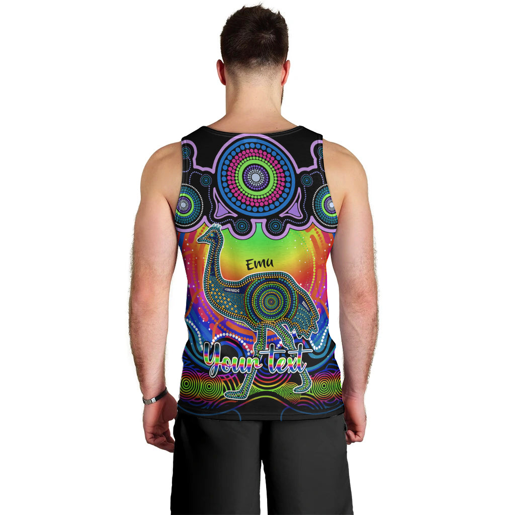 personalised-australia-aquarius-emu-zodiac-men-tank-top-auz-astrology-aboriginal-rainbow