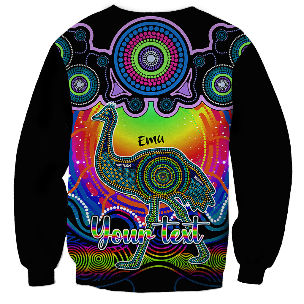 personalised-australia-aquarius-emu-zodiac-sweatshirt-auz-astrology-aboriginal-rainbow