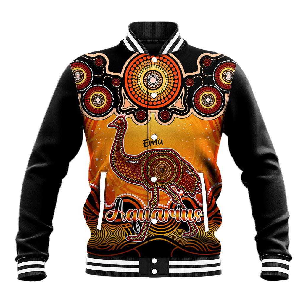 personalised-australia-aquarius-emu-zodiac-baseball-jacket-auz-astrology-aboriginal-red