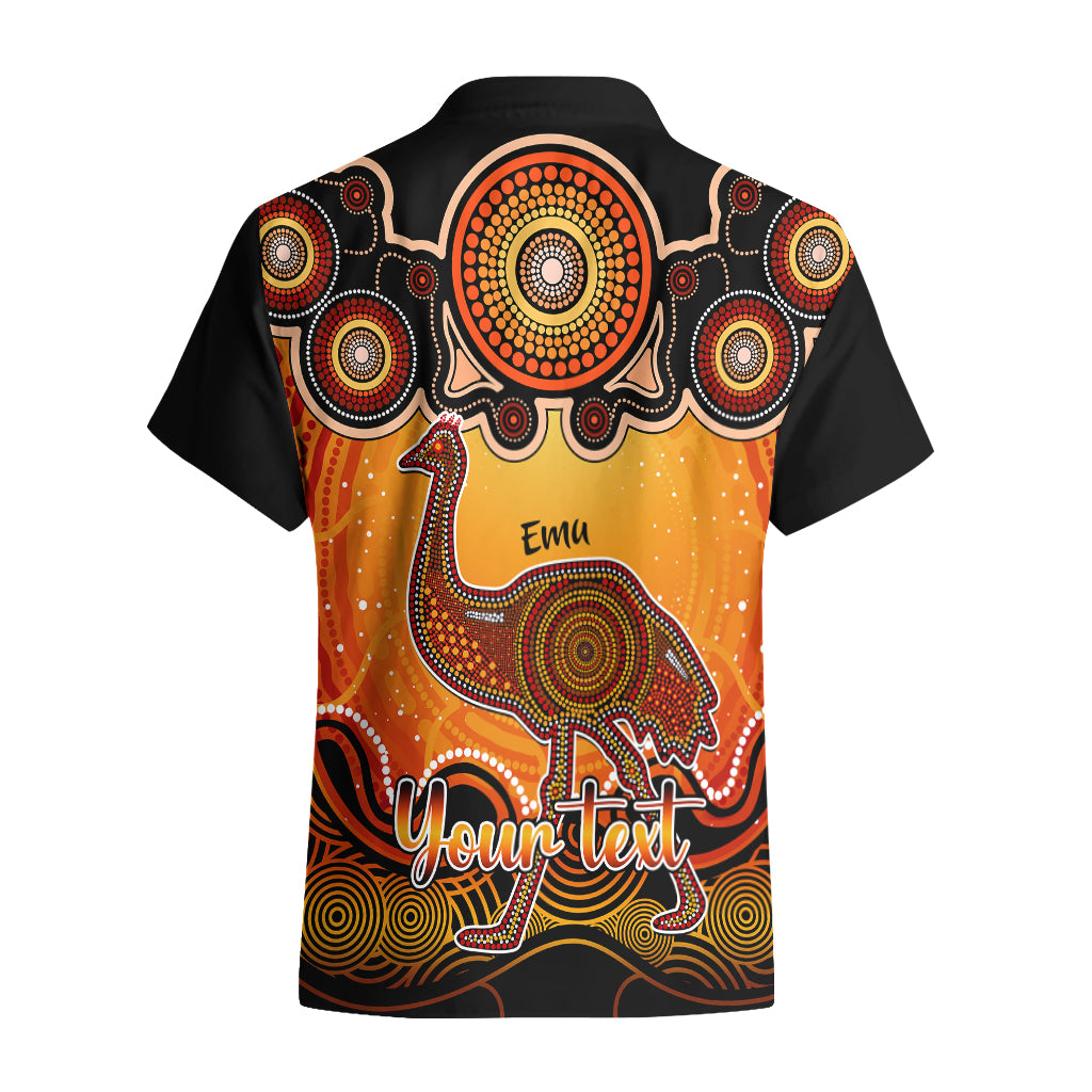 personalised-australia-aquarius-emu-zodiac-hawaiian-shirt-auz-astrology-aboriginal-red