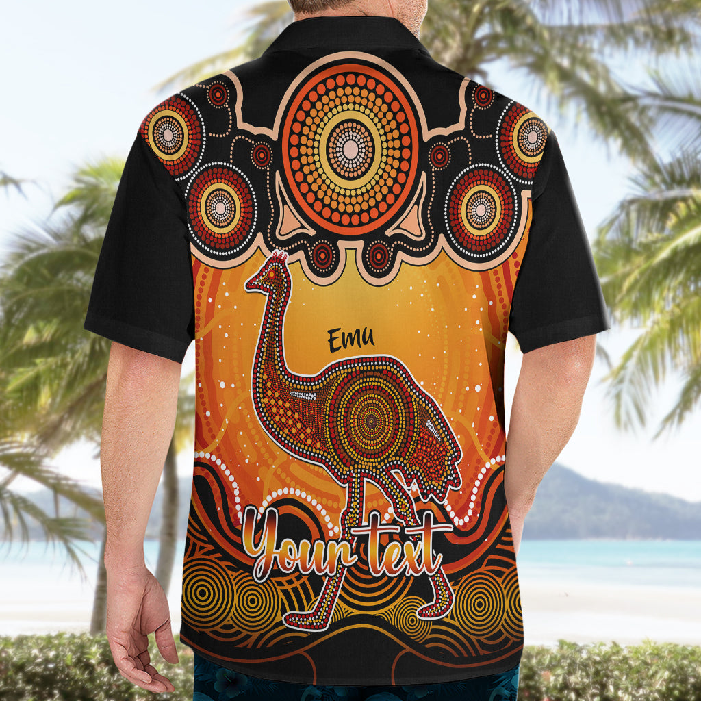 personalised-australia-aquarius-emu-zodiac-hawaiian-shirt-auz-astrology-aboriginal-red