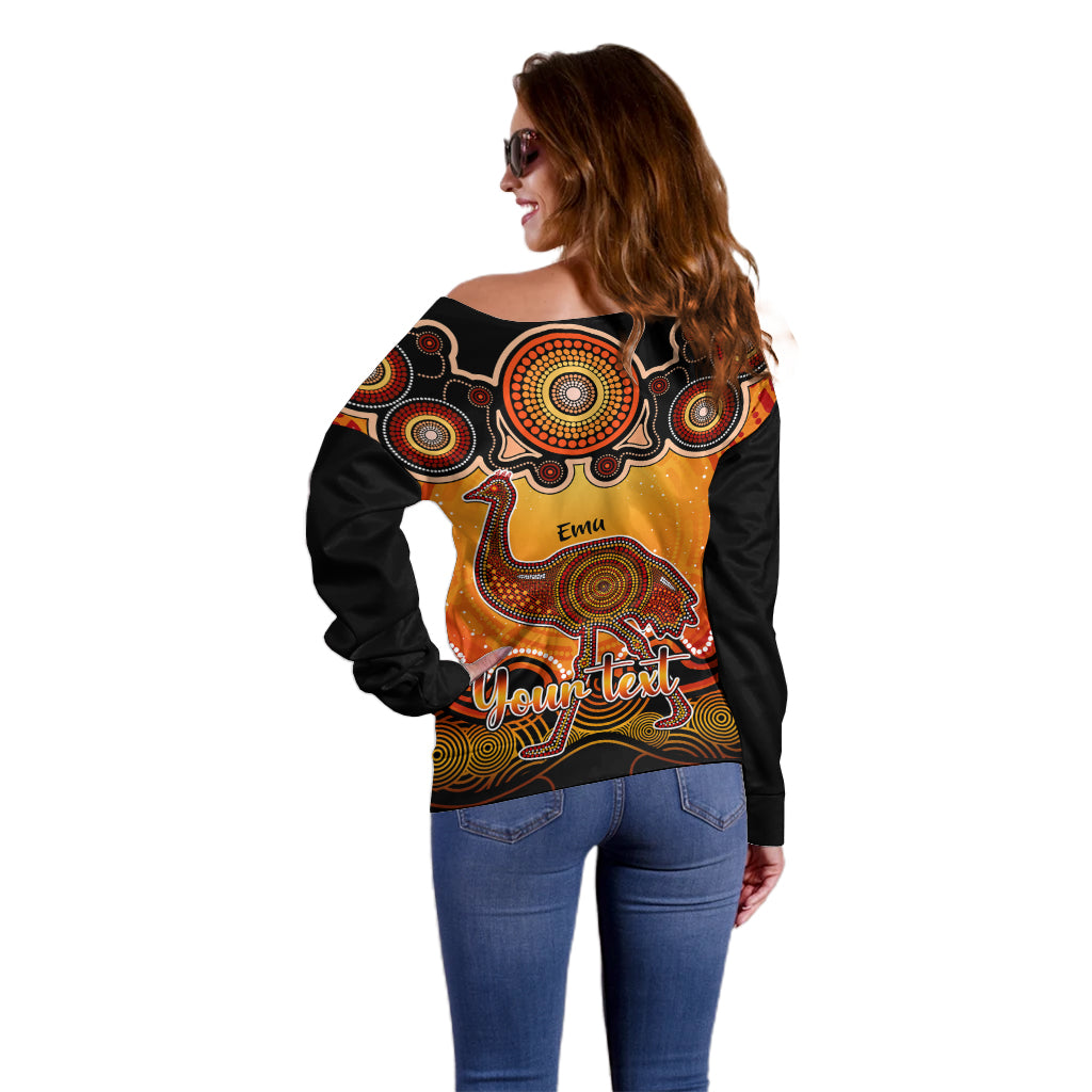 personalised-australia-aquarius-emu-zodiac-off-shoulder-sweater-auz-astrology-aboriginal-red