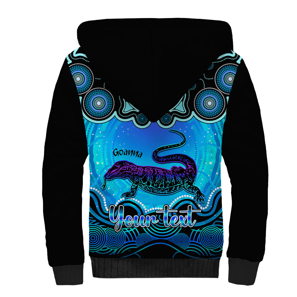 personalised-australia-capricorn-goanna-zodiac-sherpa-hoodie-auz-astrology-aboriginal-aqua