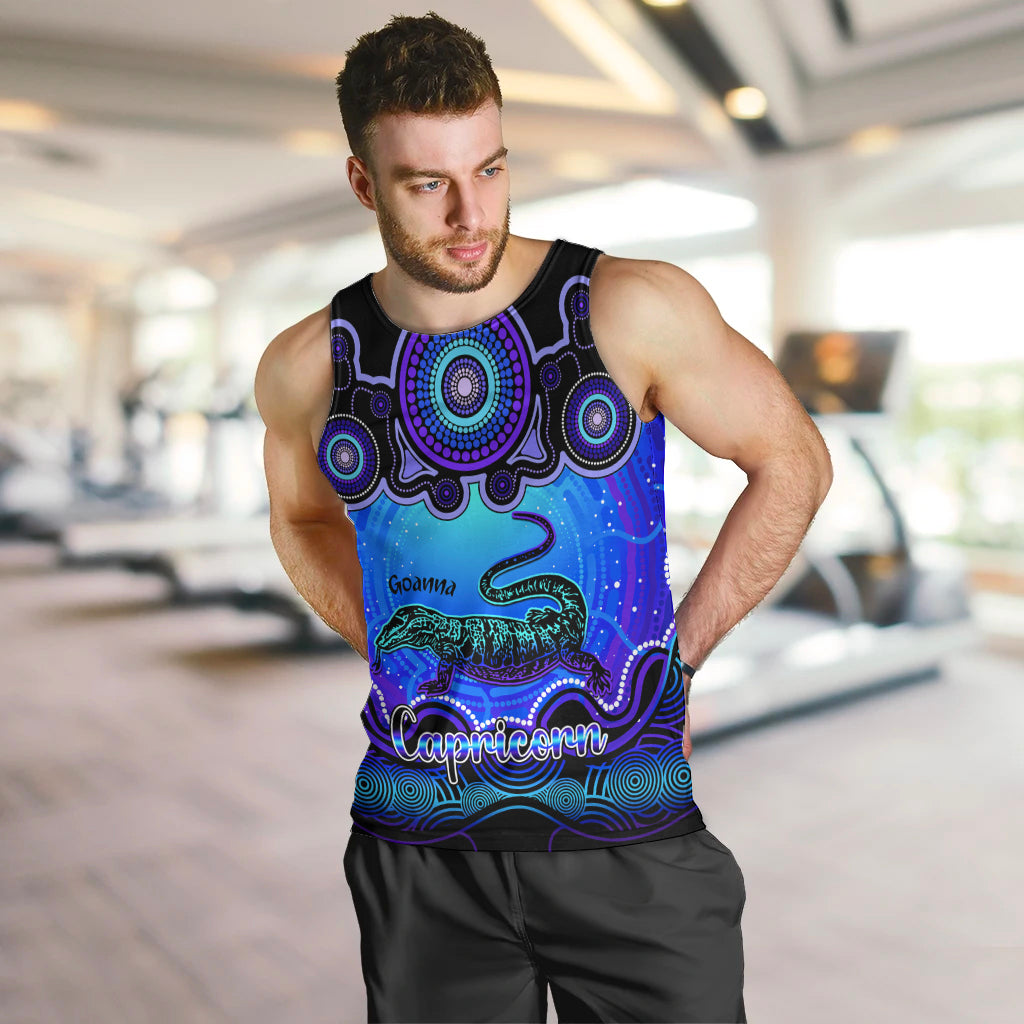 personalised-australia-capricorn-goanna-zodiac-men-tank-top-auz-astrology-aboriginal-blue