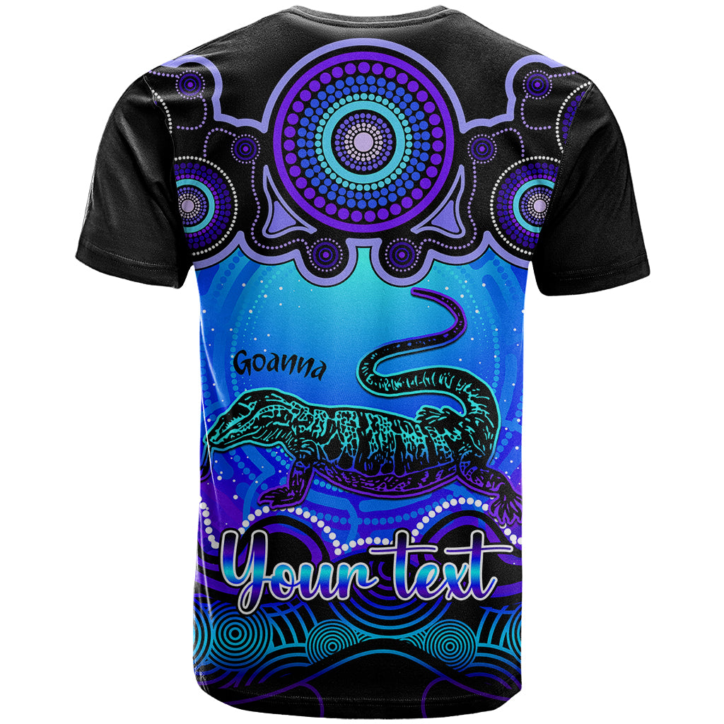 personalised-australia-capricorn-goanna-zodiac-t-shirt-auz-astrology-aboriginal-blue