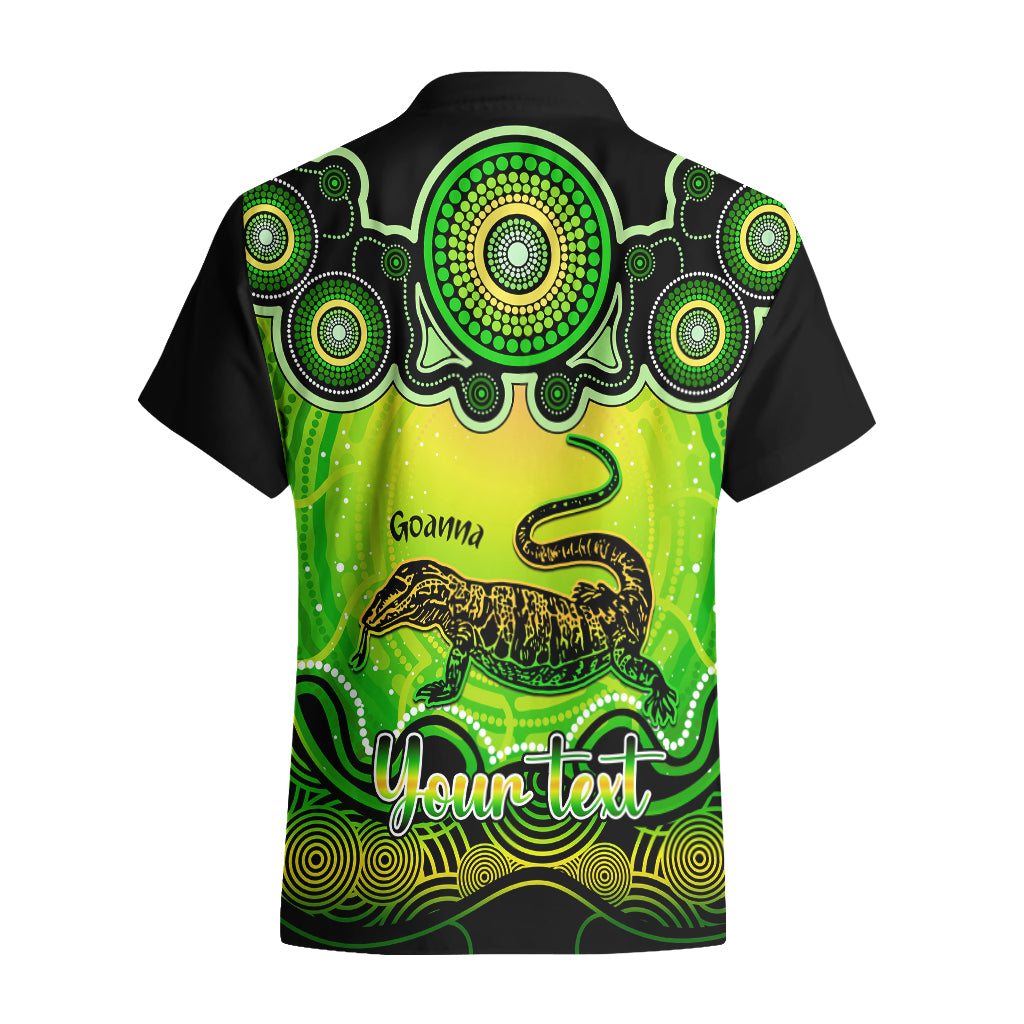 personalised-australia-capricorn-goanna-zodiac-hawaiian-shirt-auz-astrology-aboriginal-green