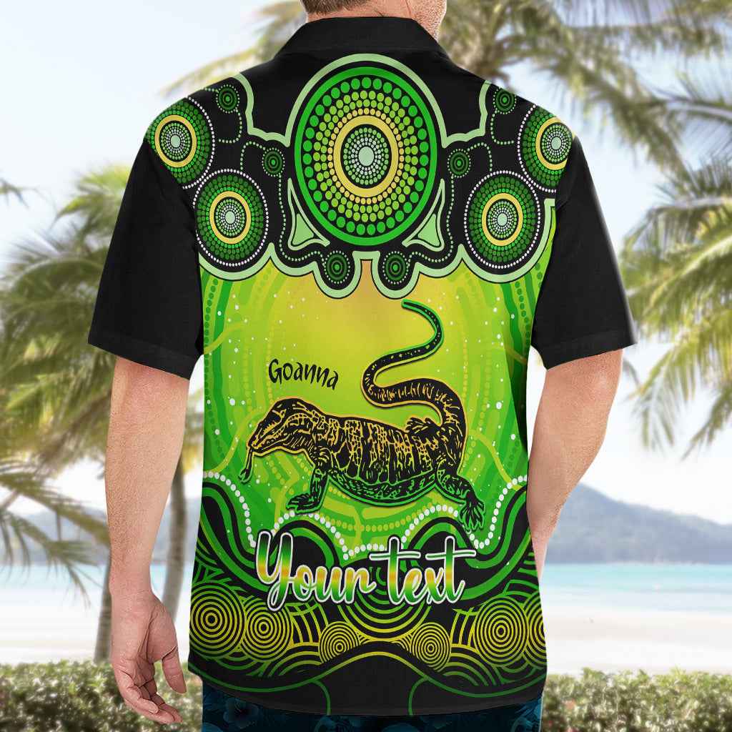 personalised-australia-capricorn-goanna-zodiac-hawaiian-shirt-auz-astrology-aboriginal-green