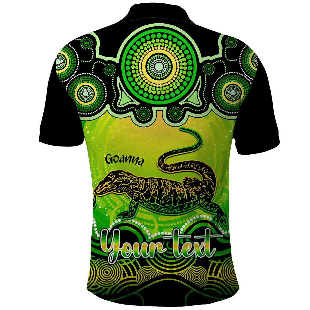 personalised-australia-capricorn-goanna-zodiac-polo-shirt-auz-astrology-aboriginal-green