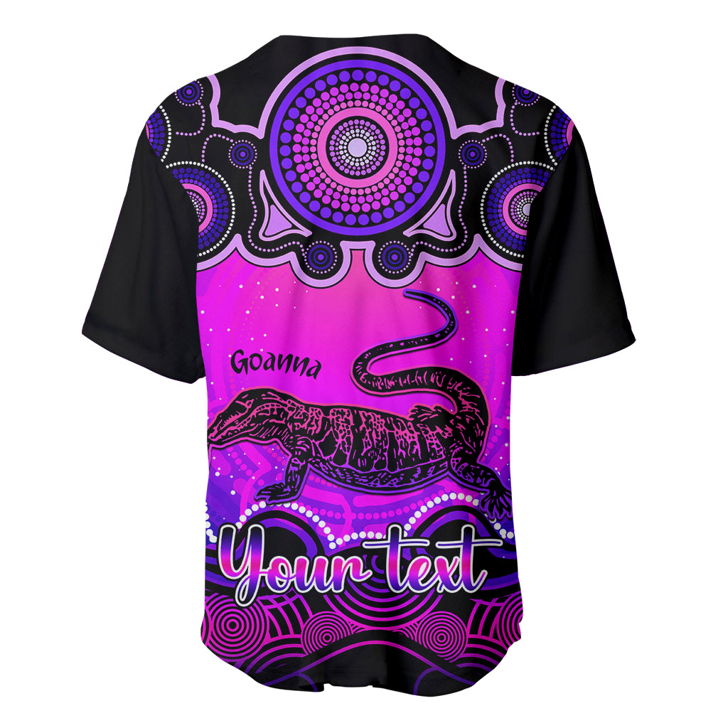 personalised-australia-capricorn-goanna-zodiac-baseball-jersey-auz-astrology-aboriginal-magenta