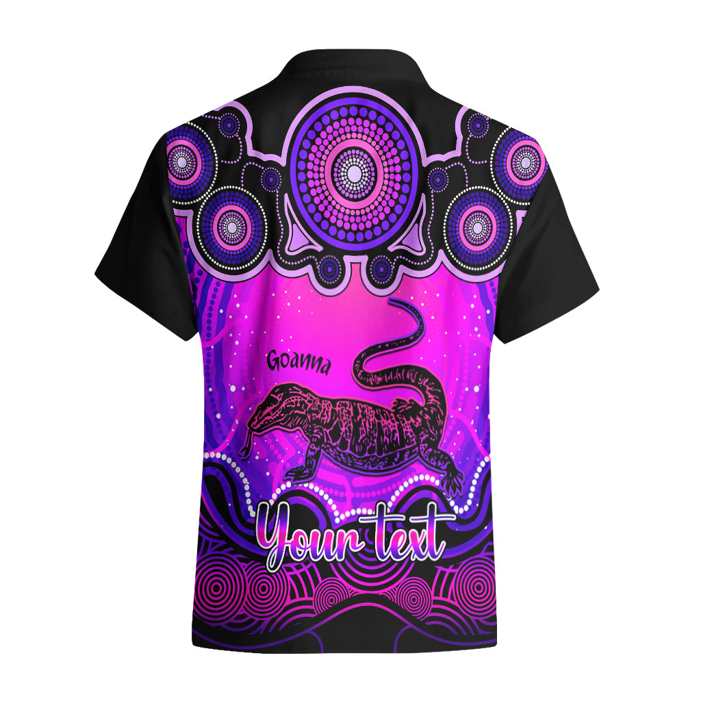 personalised-australia-capricorn-goanna-zodiac-hawaiian-shirt-auz-astrology-aboriginal-magenta