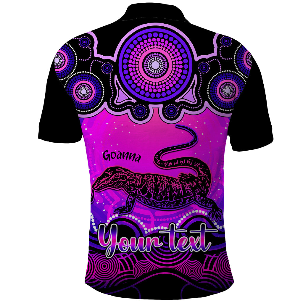 personalised-australia-capricorn-goanna-zodiac-polo-shirt-auz-astrology-aboriginal-magenta