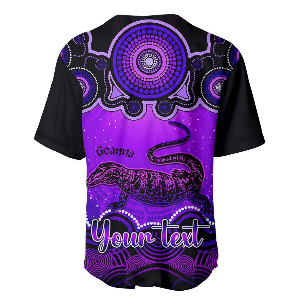 personalised-australia-capricorn-goanna-zodiac-baseball-jersey-auz-astrology-aboriginal-purple