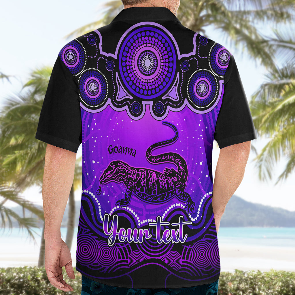 personalised-australia-capricorn-goanna-zodiac-hawaiian-shirt-auz-astrology-aboriginal-purple