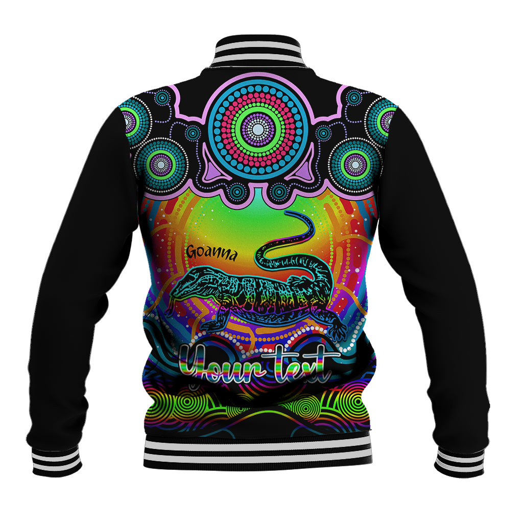 personalised-australia-capricorn-goanna-zodiac-baseball-jacket-auz-astrology-aboriginal-rainbow