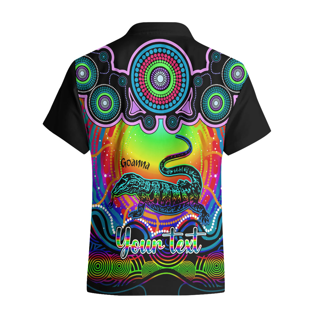 personalised-australia-capricorn-goanna-zodiac-hawaiian-shirt-auz-astrology-aboriginal-rainbow