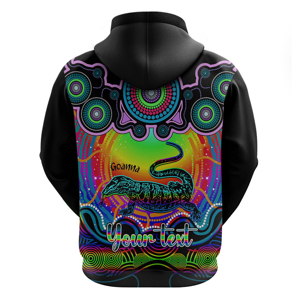 personalised-australia-capricorn-goanna-zodiac-hoodie-auz-astrology-aboriginal-rainbow