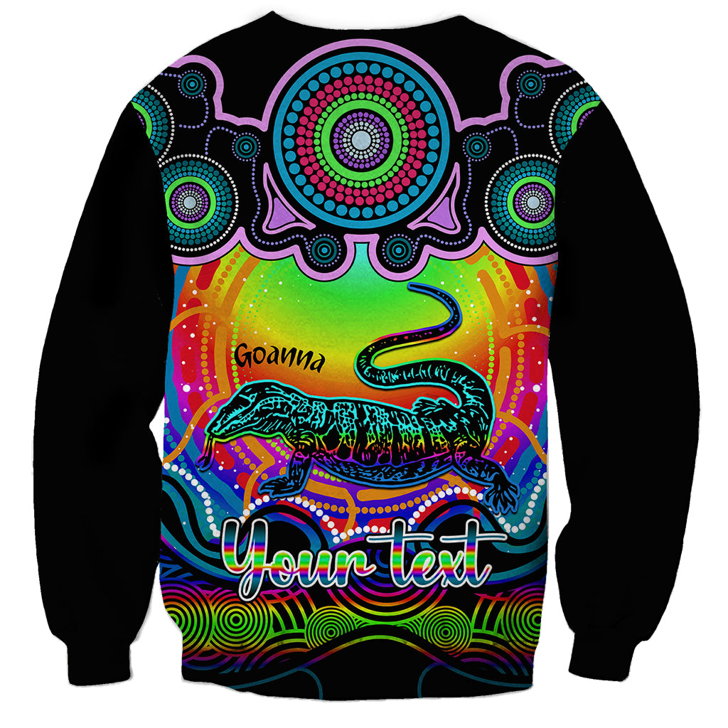 personalised-australia-capricorn-goanna-zodiac-sweatshirt-auz-astrology-aboriginal-rainbow