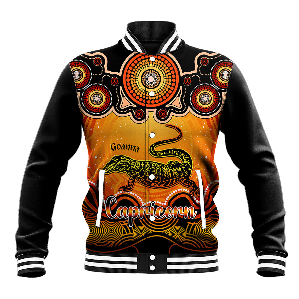 personalised-australia-capricorn-goanna-zodiac-baseball-jacket-auz-astrology-aboriginal-red