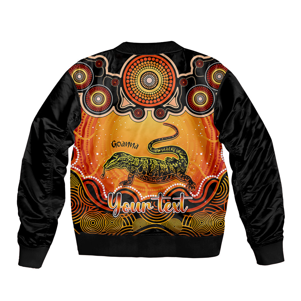 personalised-australia-capricorn-goanna-zodiac-bomber-jacket-auz-astrology-aboriginal-red