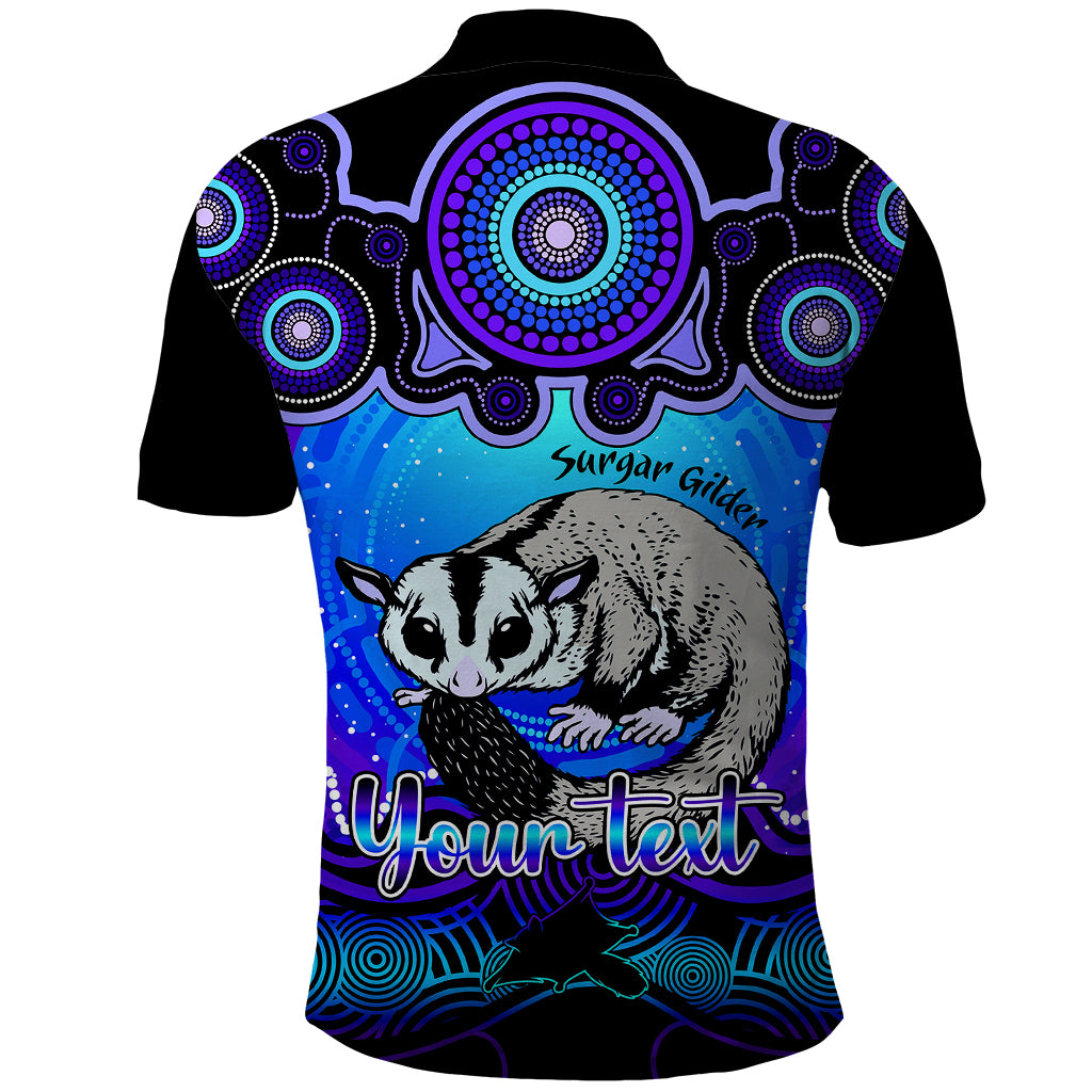 personalised-australia-gemini-sugar-gilder-zodiac-polo-shirt-auz-astrology-aboriginal-blue