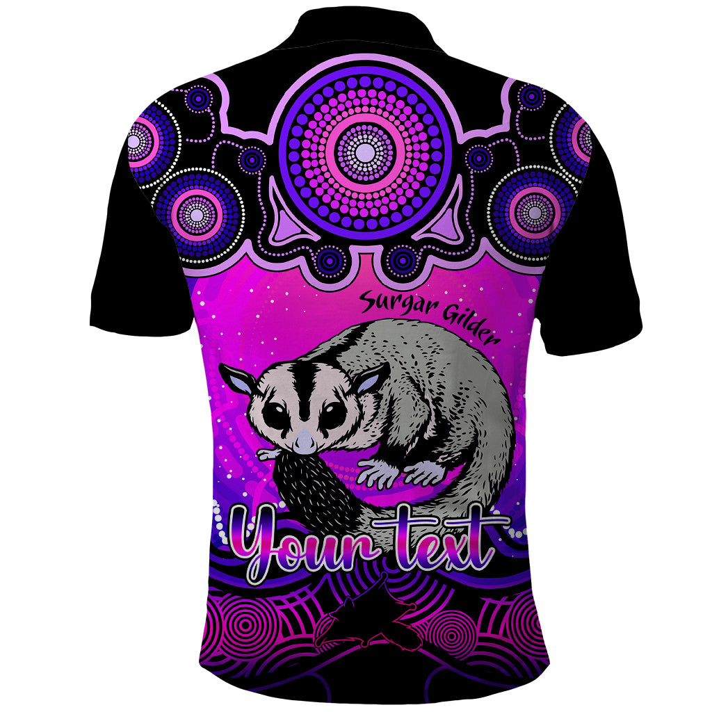 personalised-australia-gemini-sugar-gilder-zodiac-polo-shirt-auz-astrology-aboriginal-magenta