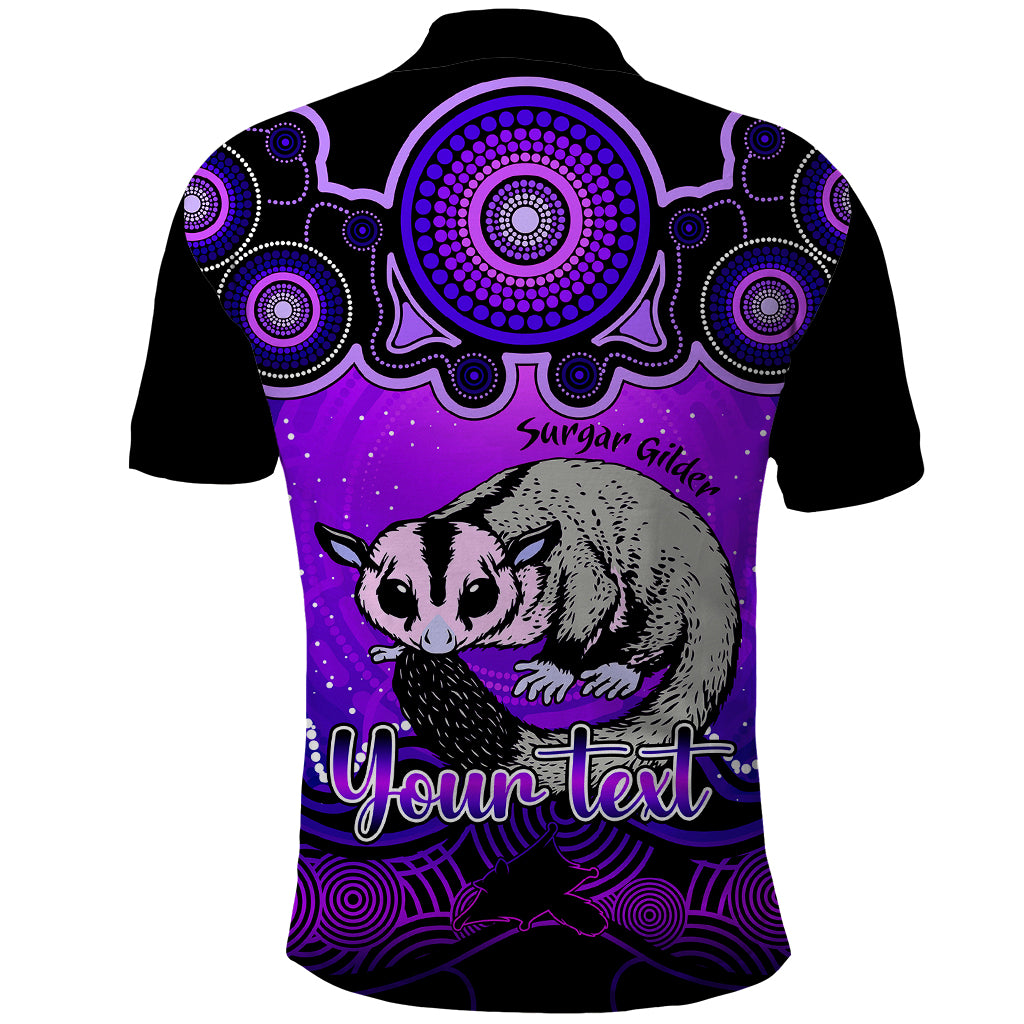 personalised-australia-gemini-sugar-gilder-zodiac-polo-shirt-auz-astrology-aboriginal-purple