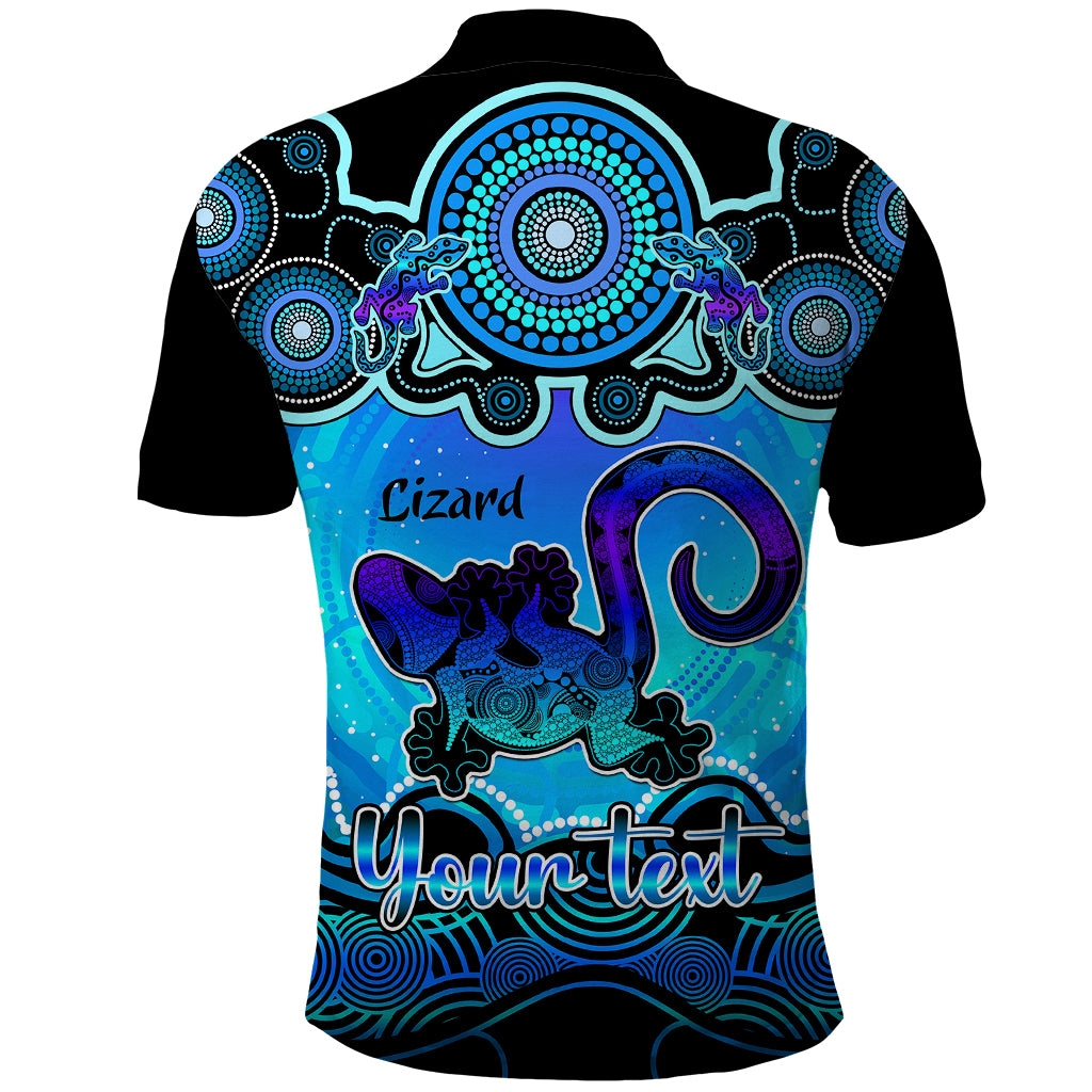 personalised-australia-leo-lizard-zodiac-polo-shirt-auz-astrology-aboriginal-aqua