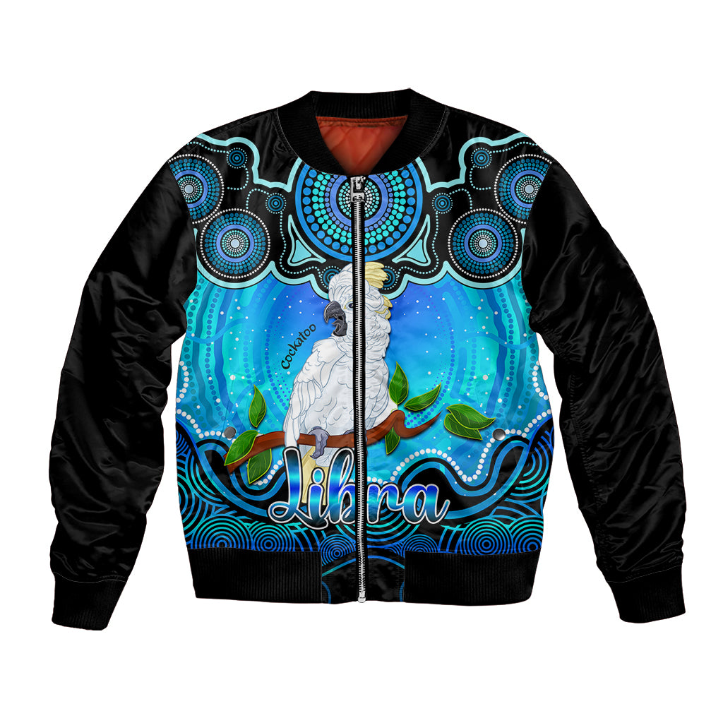 personalised-australia-libra-cockatoo-zodiac-bomber-jacket-auz-astrology-aboriginal-aqua