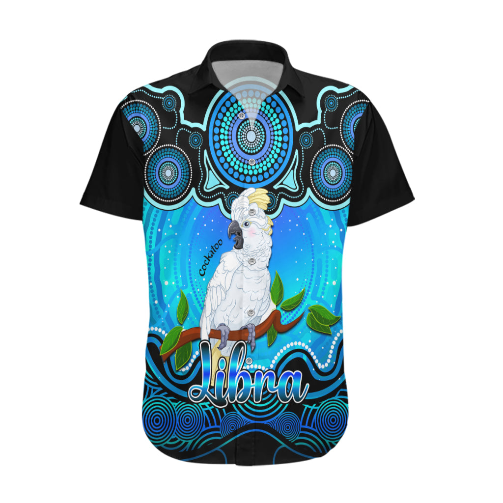 personalised-australia-libra-cockatoo-zodiac-hawaiian-shirt-auz-astrology-aboriginal-aqua