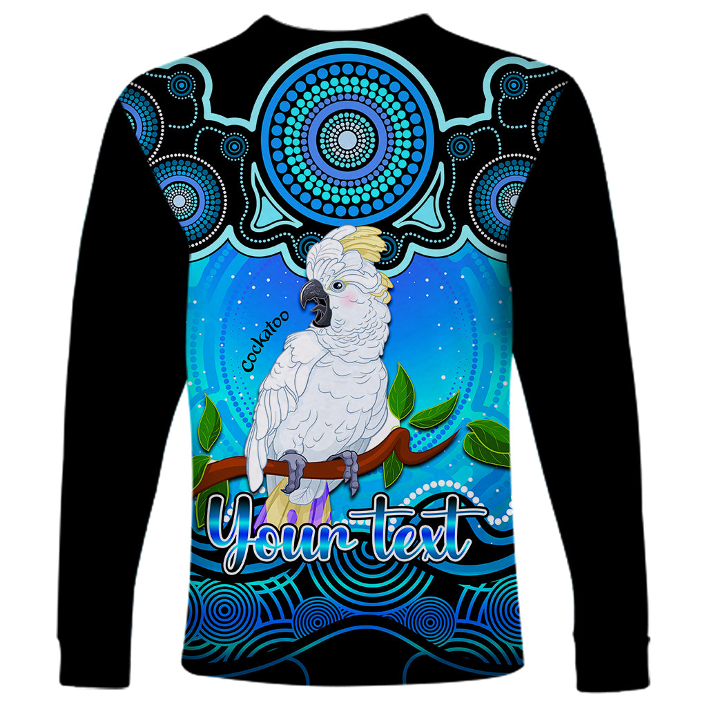 personalised-australia-libra-cockatoo-zodiac-long-sleeve-shirt-auz-astrology-aboriginal-aqua