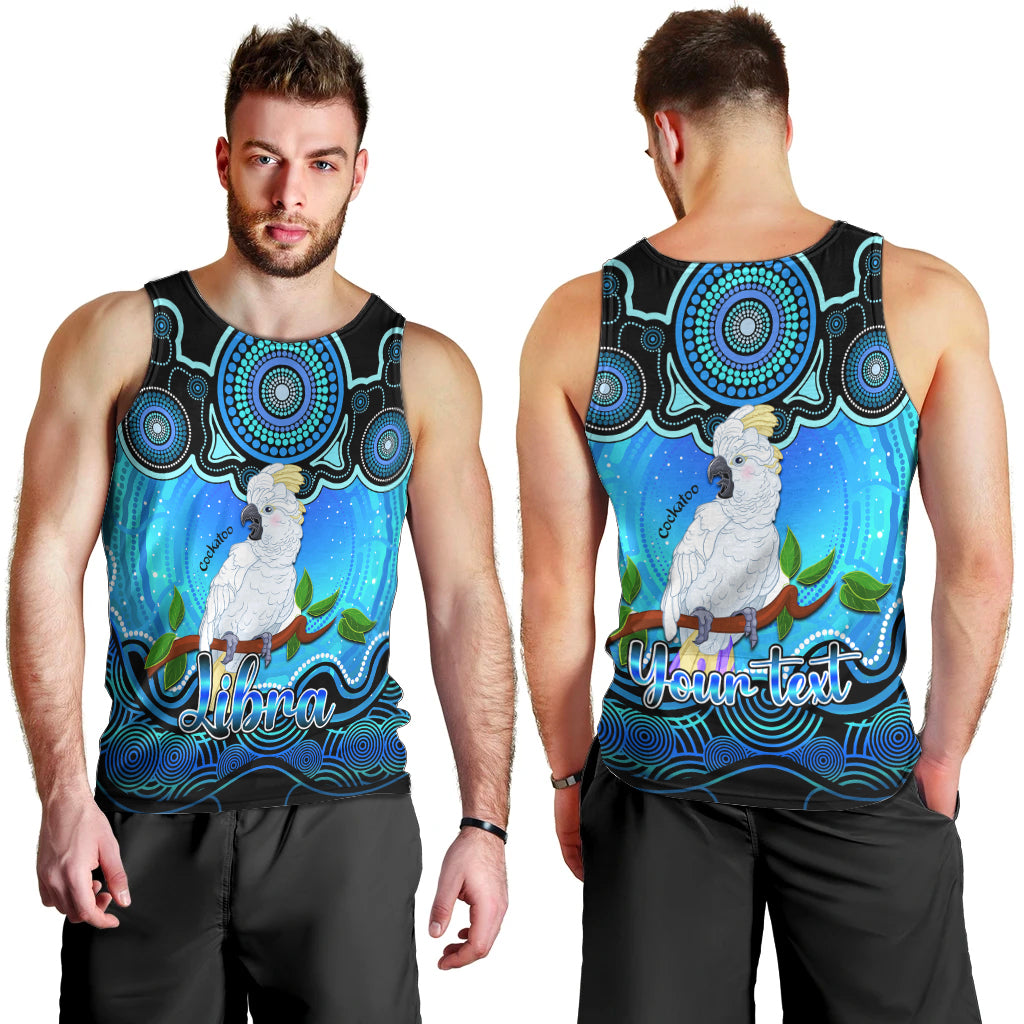 personalised-australia-libra-cockatoo-zodiac-men-tank-top-auz-astrology-aboriginal-aqua