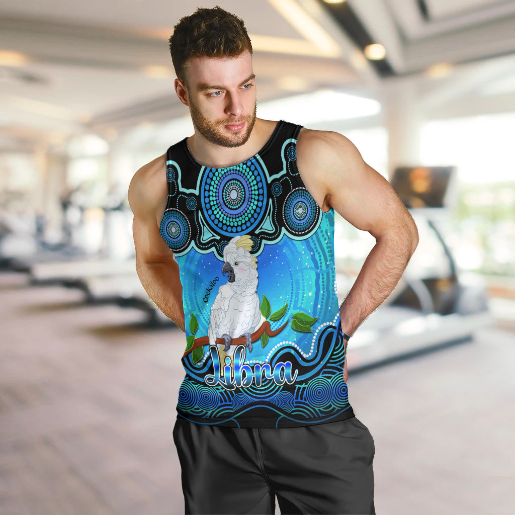 personalised-australia-libra-cockatoo-zodiac-men-tank-top-auz-astrology-aboriginal-aqua