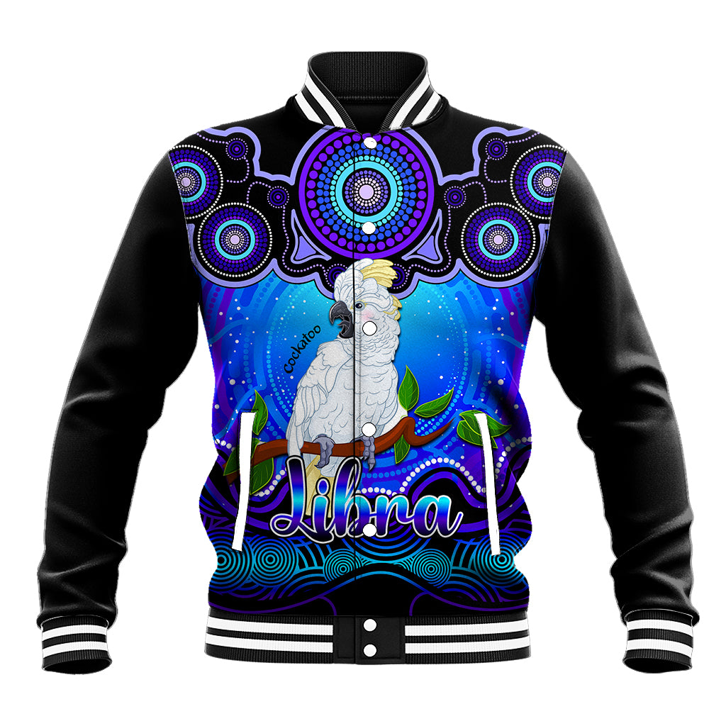 personalised-australia-libra-cockatoo-zodiac-baseball-jacket-auz-astrology-aboriginal-blue