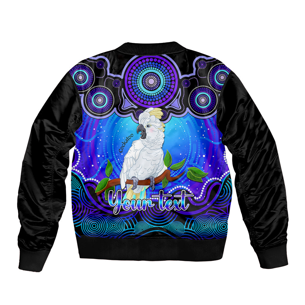 personalised-australia-libra-cockatoo-zodiac-bomber-jacket-auz-astrology-aboriginal-blue